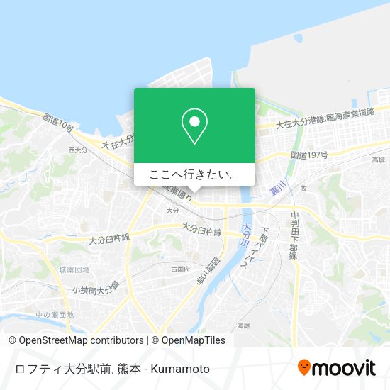 ロフティ大分駅前地図