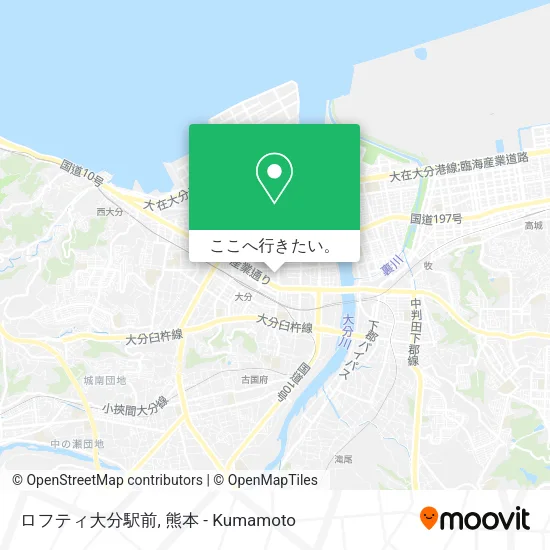 ロフティ大分駅前地図