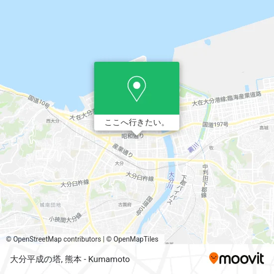 大分平成の塔地図