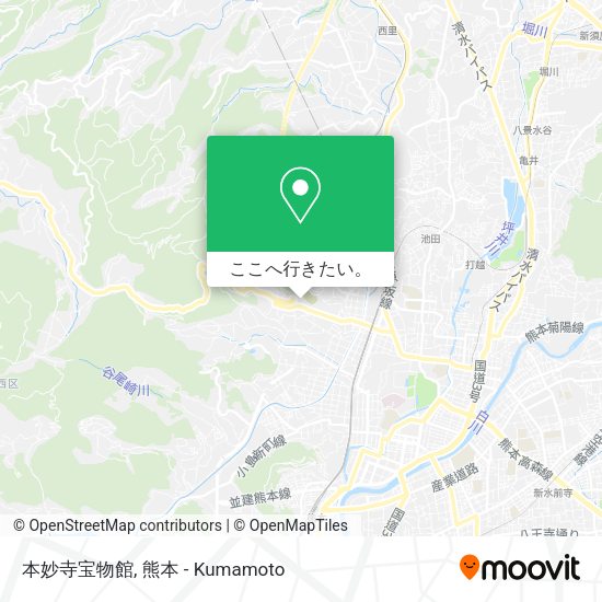 本妙寺宝物館地図