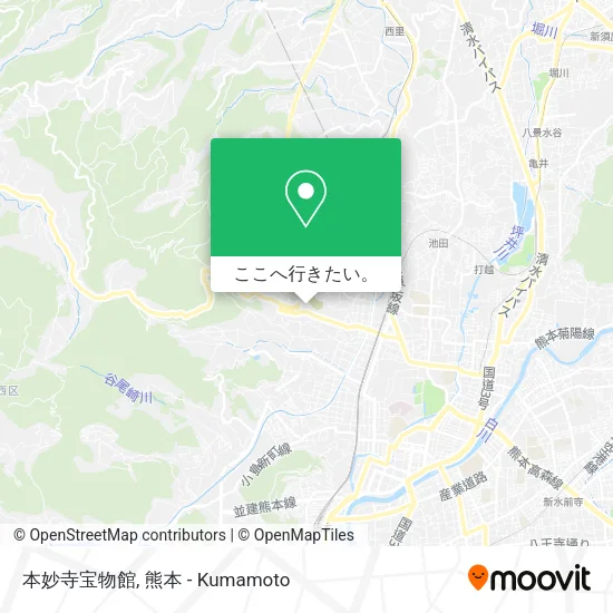 本妙寺宝物館地図