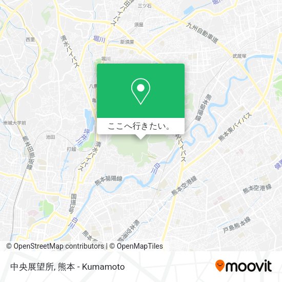 中央展望所地図