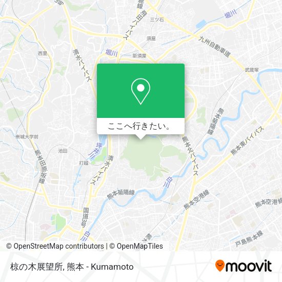 椋の木展望所地図