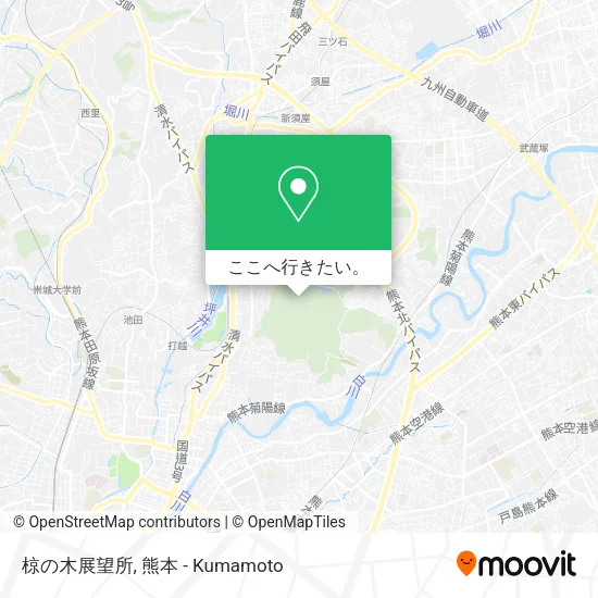 椋の木展望所地図