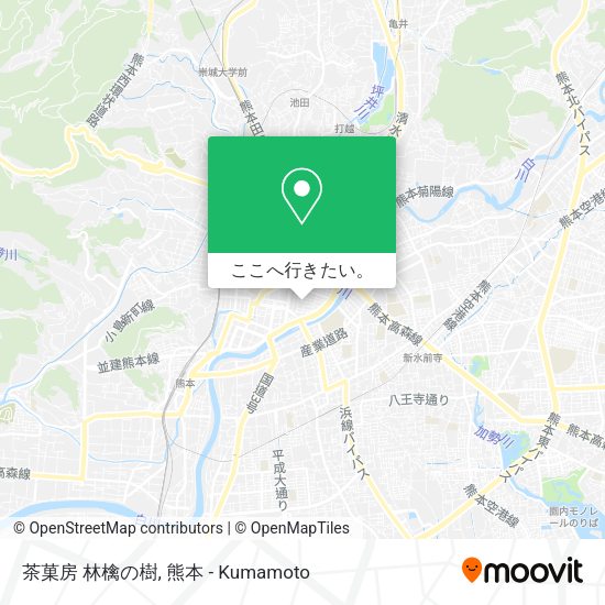 茶菓房 林檎の樹地図