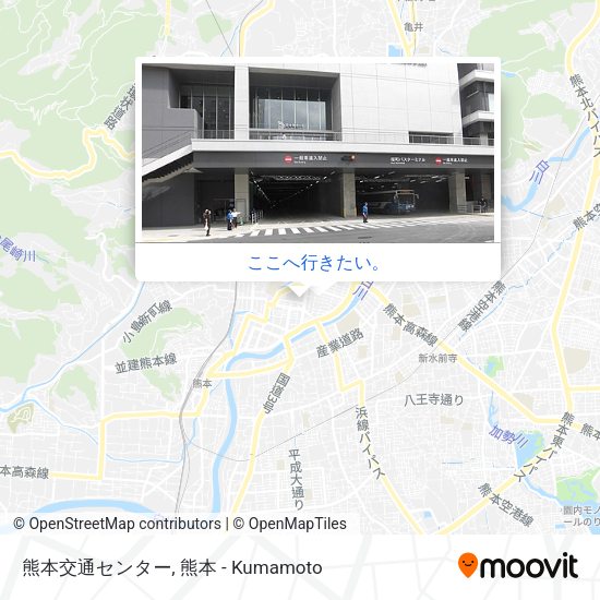 熊本交通センター地図