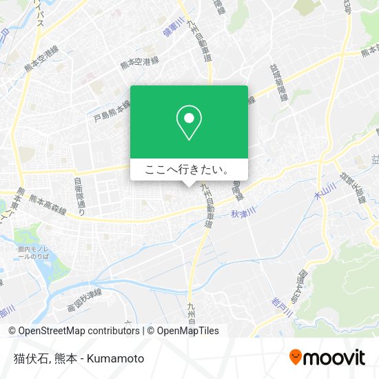 猫伏石地図