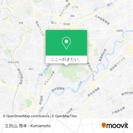 立田山地図