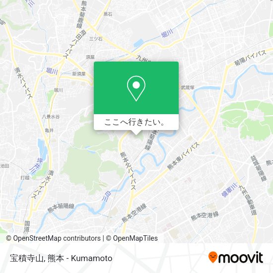 宝積寺山地図