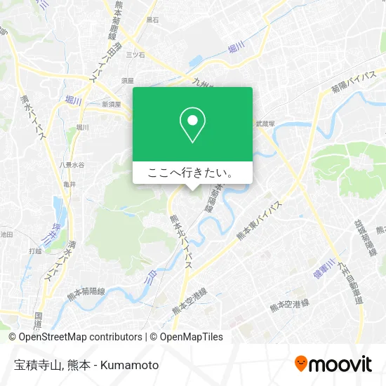宝積寺山地図