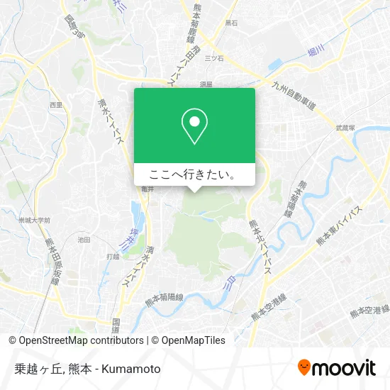 乗越ヶ丘地図