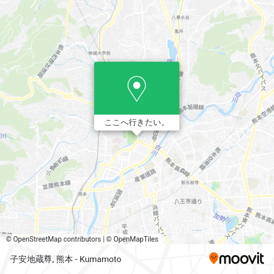 子安地蔵尊地図