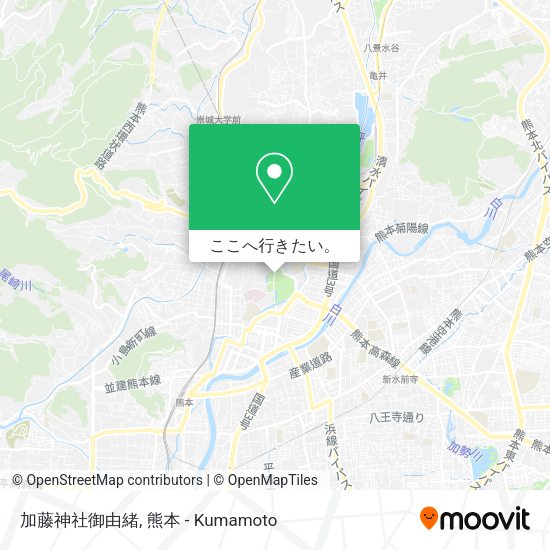 加藤神社御由緒地図