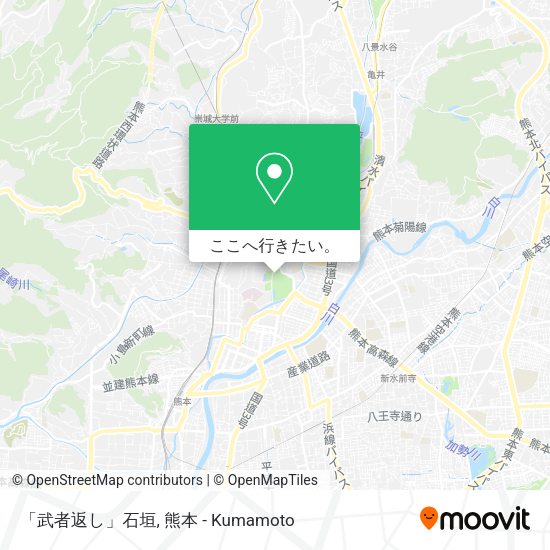 「武者返し」石垣地図