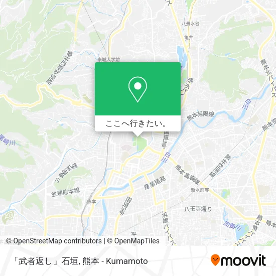 「武者返し」石垣地図