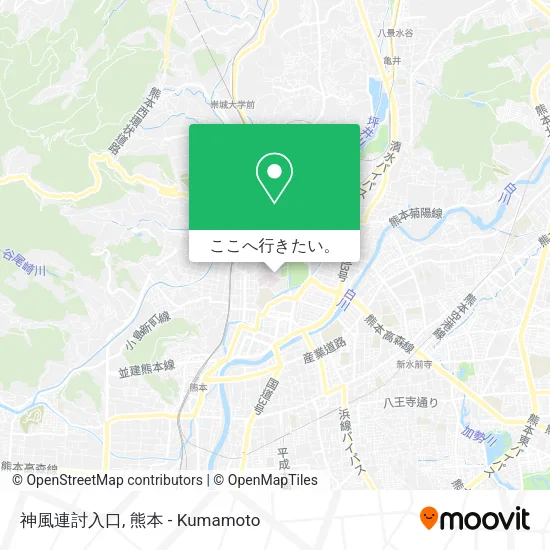 神風連討入口地図