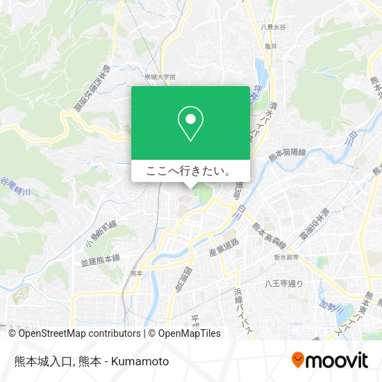 熊本城入口地図