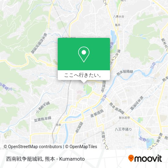 西南戦争籠城戦地図