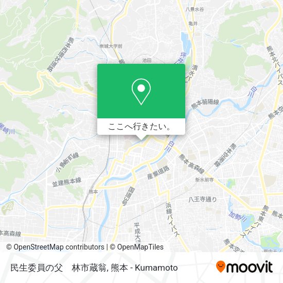 民生委員の父　林市蔵翁地図