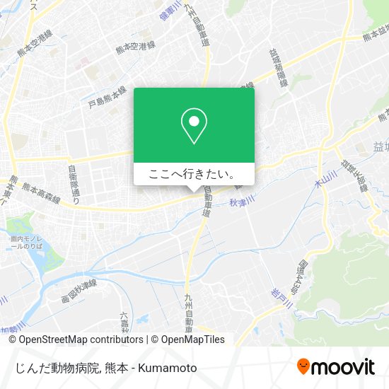 じんだ動物病院地図