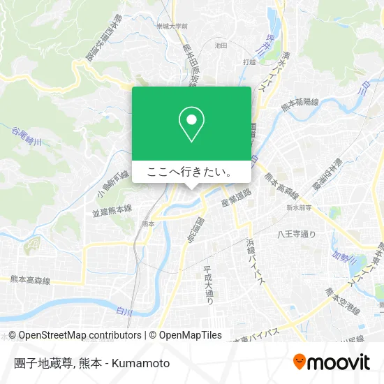 團子地蔵尊地図