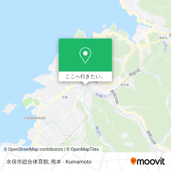 水俣市総合体育館地図