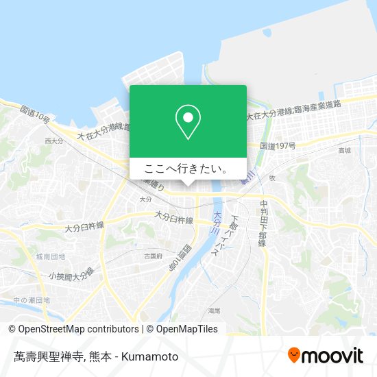 萬壽興聖禅寺地図