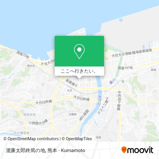 瀧廉太郎終焉の地地図