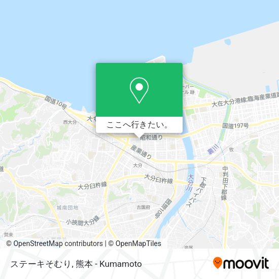 ステーキそむり地図