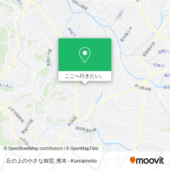 丘の上の小さな御堂地図