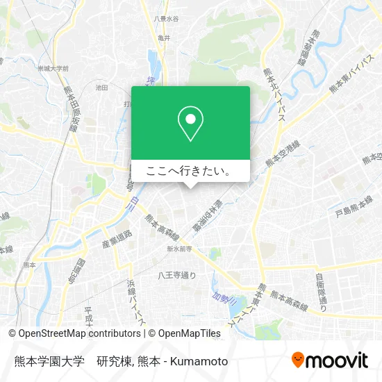熊本学園大学　研究棟地図