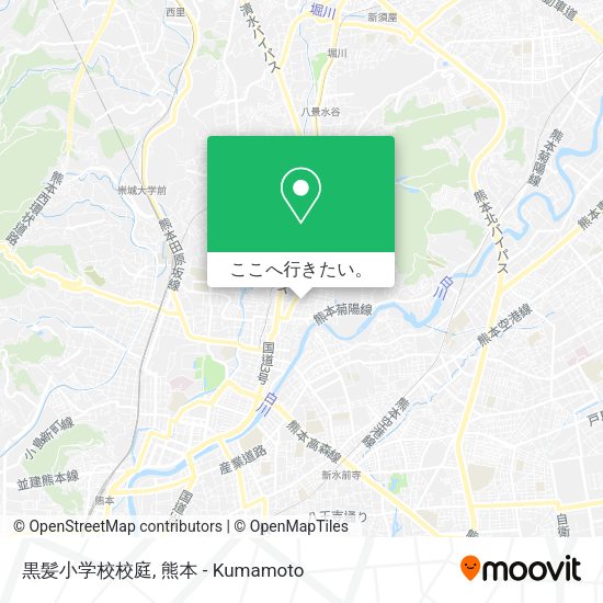 黒髪小学校校庭地図