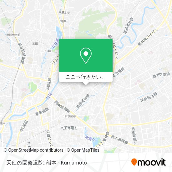 天使の園修道院地図