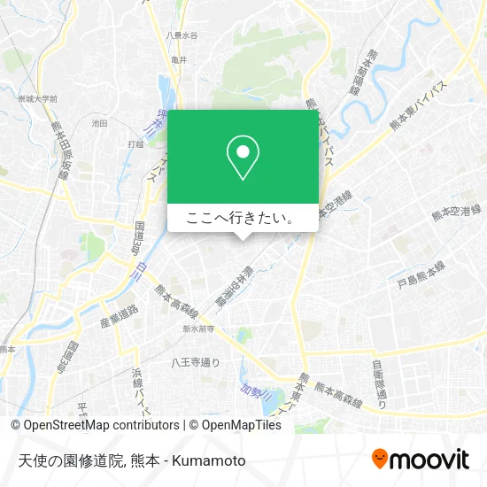 天使の園修道院地図