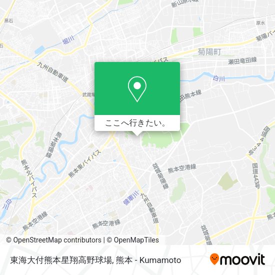 東海大付熊本星翔高野球場地図
