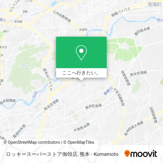 ロッキースーパーストア御領店地図