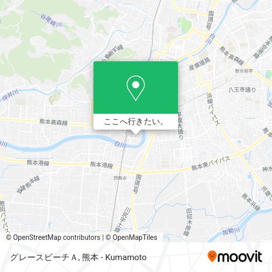 グレースビーチＡ地図