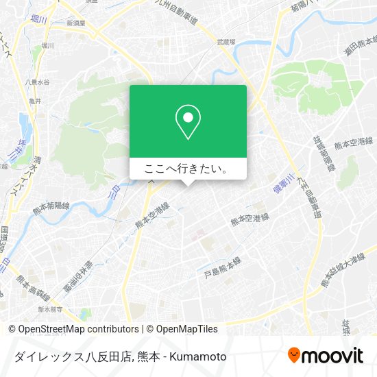 ダイレックス八反田店地図