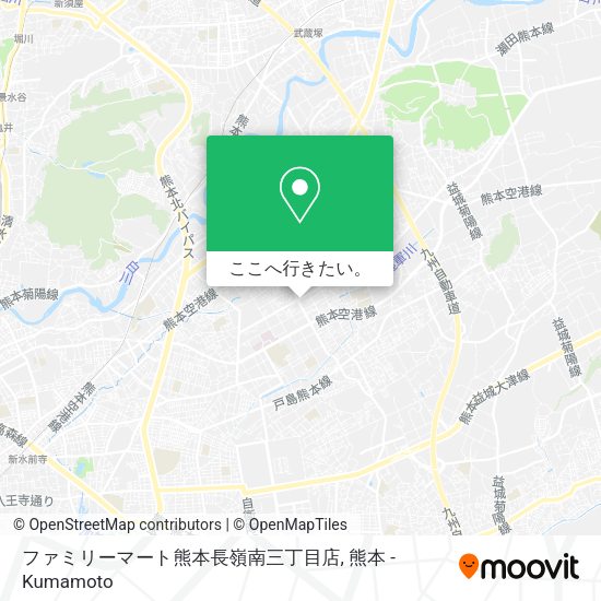 ファミリーマート熊本長嶺南三丁目店地図