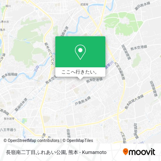 長嶺南二丁目ふれあい公園地図