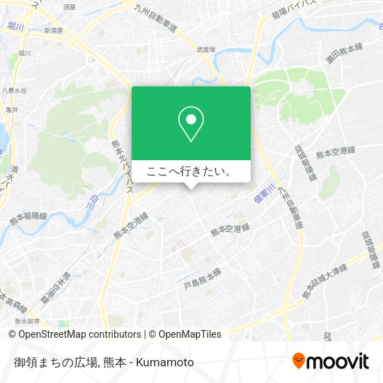 御領まちの広場地図