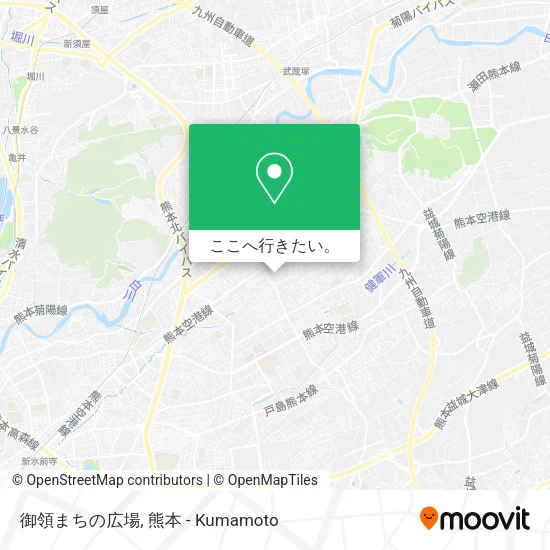 御領まちの広場地図
