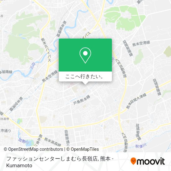 ファッションセンターしまむら長嶺店地図