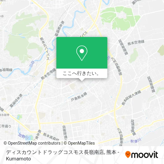 ディスカウントドラッグコスモス長嶺南店地図