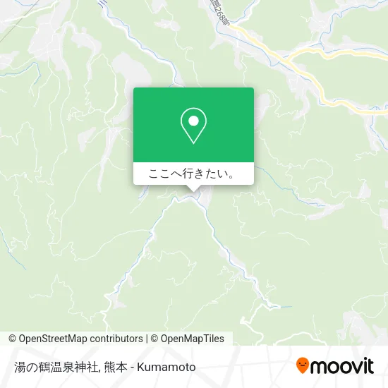 湯の鶴温泉神社地図