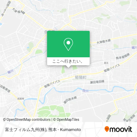 富士フィルム九州(株)地図