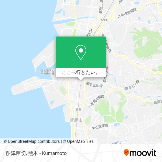 船津踏切地図