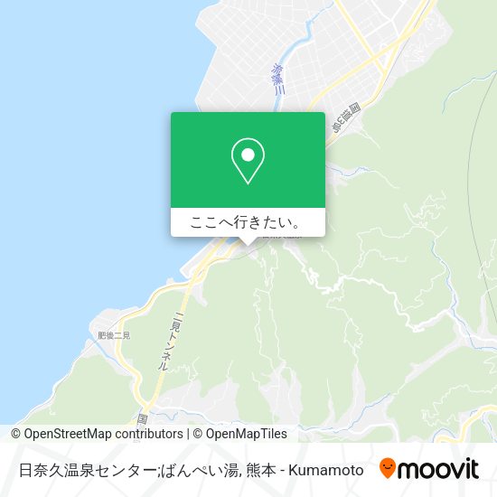 日奈久温泉センター;ばんぺい湯地図