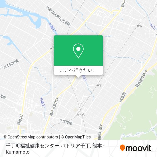 千丁町福祉健康センター;パトリア千丁地図