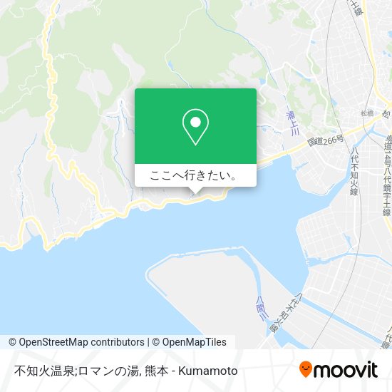 不知火温泉;ロマンの湯地図